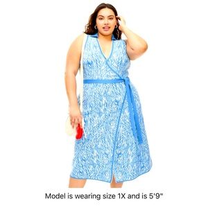 NWOT XL Diane Von Furstenberg wrap dress